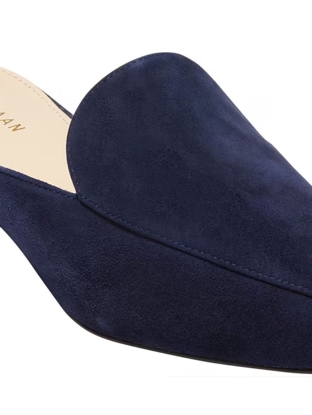 Cole Haan Navy Suede Piper Mule